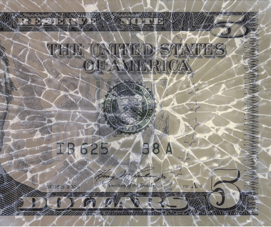 Cracked Dollar Libra