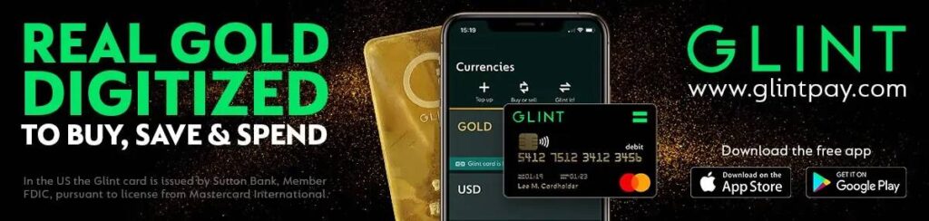 Glint pay gold exchange