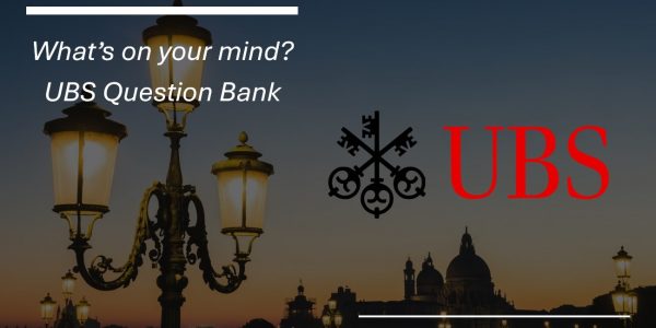 UBS Question Bank