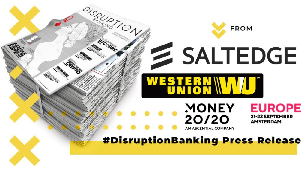 Salt Edge PSD2 solution to be integrated into Western Union’s digital bank pilot in Europe