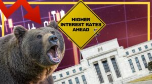 Share prices continue to drop, whilst central banks raise interest rates