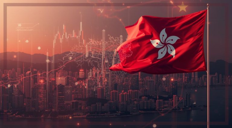 Hong Kong Stocks Slide on China GDP Slowdown & Trump Tariff Threat