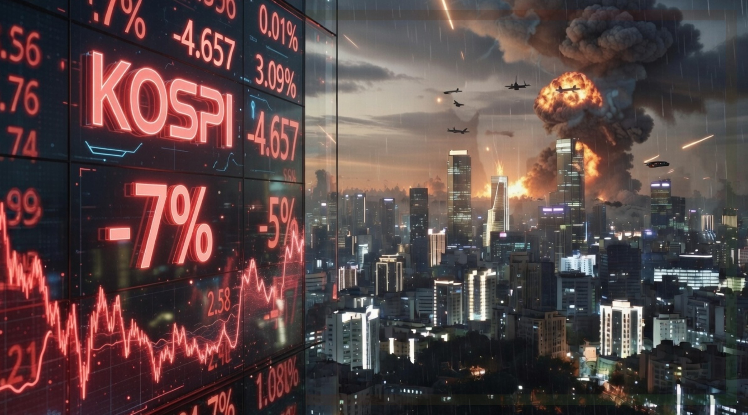 South Korea Market Crash: KOSPI Plunges 7%, $270B Wiped Out in Iran War Shock
