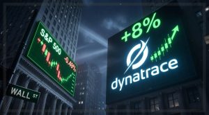 This image shows the S&P 500 and Dynatrace.