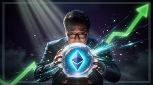 This image shows Tom Lee and Ethereum.