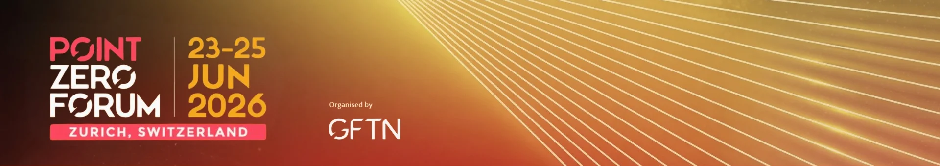 banner promoting point zero forum event