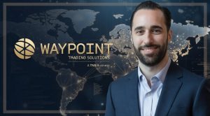 This image shows Tom Lazenga, President of Waypoint Trading Solutions.