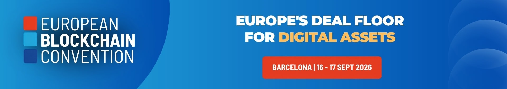 a banner for EBC12 event