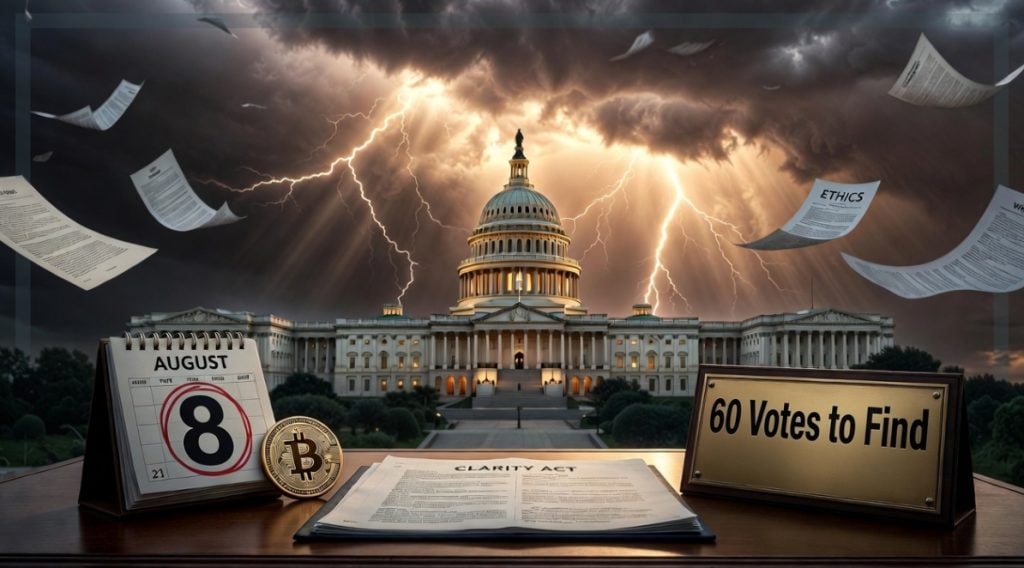 CLARITY Act Text Drops Today: No Democrats on Board and 60 Votes to Find