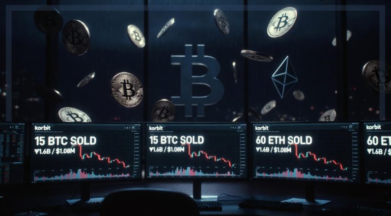 Korbit Sells 15 BTC and 60 ETH as Korean Trading Volume Drops 89%