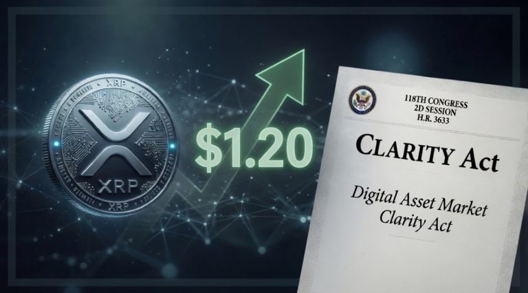 XRP Price Holds $1.09: Can Buyers Crack $1.20 Before the CLARITY Act Vote?