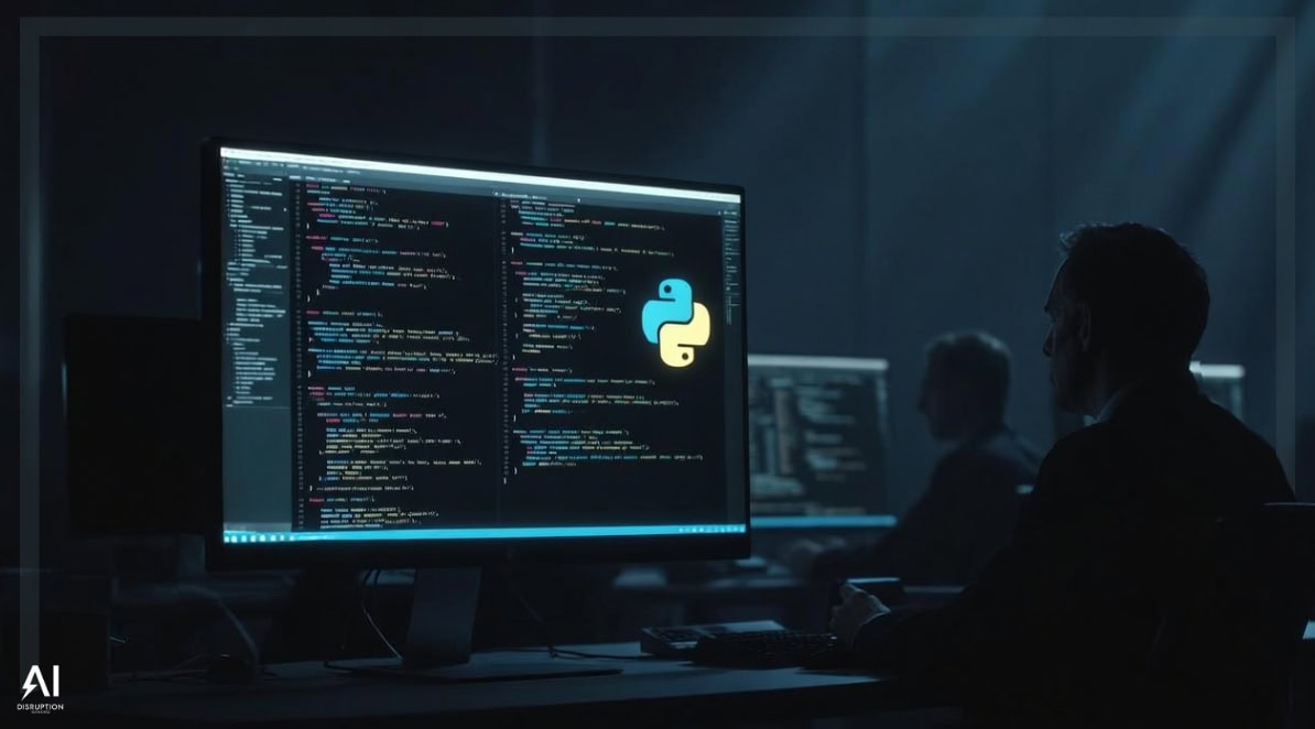 Is Python Gaining In Popularity Amongst Investment Bankers - AI Generated graphic
