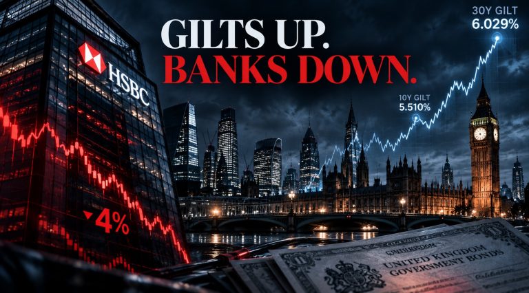 Why Did HSBC Fall 4 Percent When the 30-Year Gilt Hit a 1998 High?